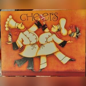 Sydney Wright Original on Canvas "Cheers"